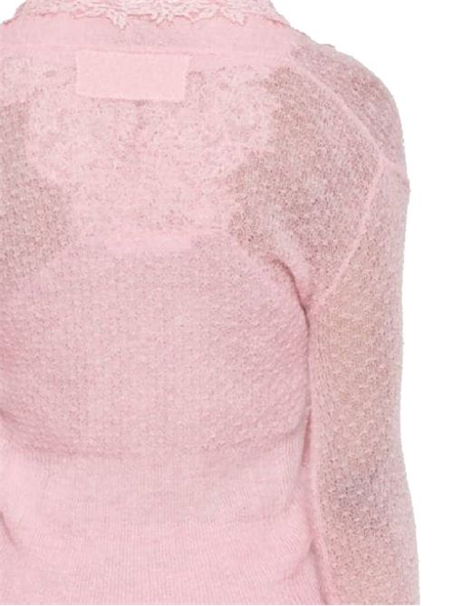 Light pink Cardigan Ermanno Scervino | D455N310APNIW51922